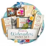 Watercolor Create Happiness van Stamperia