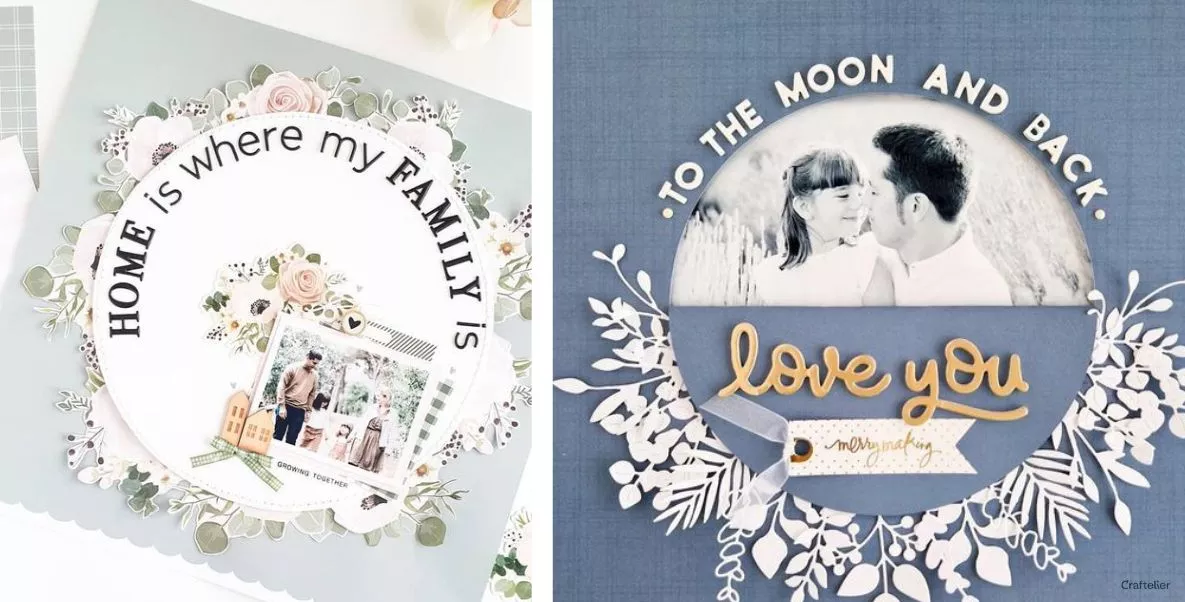Scrap Layout Vorlage von Craftelier