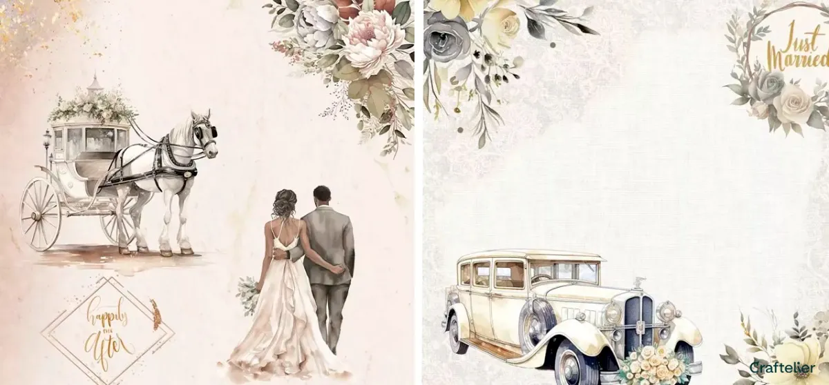 Scrapbooking-Papier für Hochzeiten online