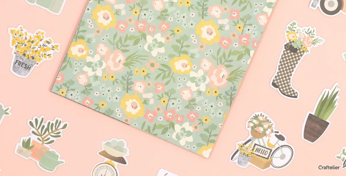Scrapbooking‑Frühlingspapiere online