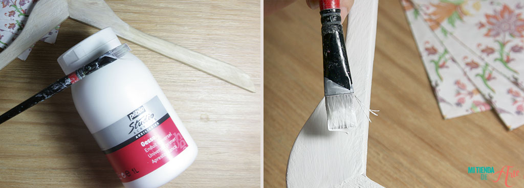 Percha decoupage DIY
