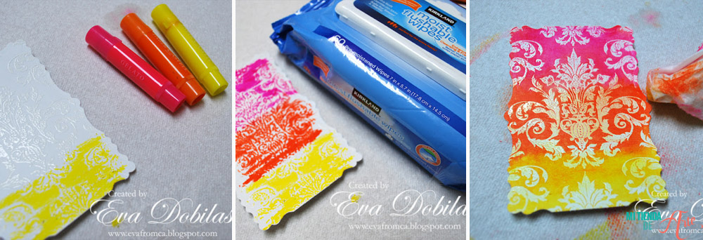 tecncia embossing con gelatos