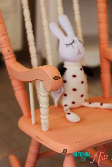 Silla DIY Chalky Paint Tutorial decoración