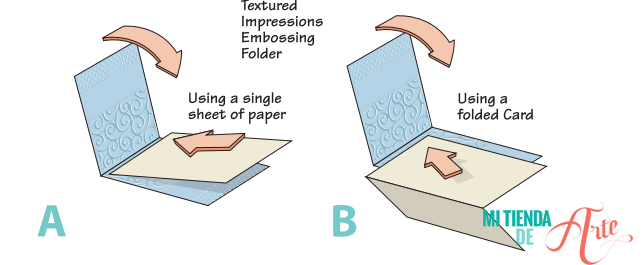 Sandwich embossing folder