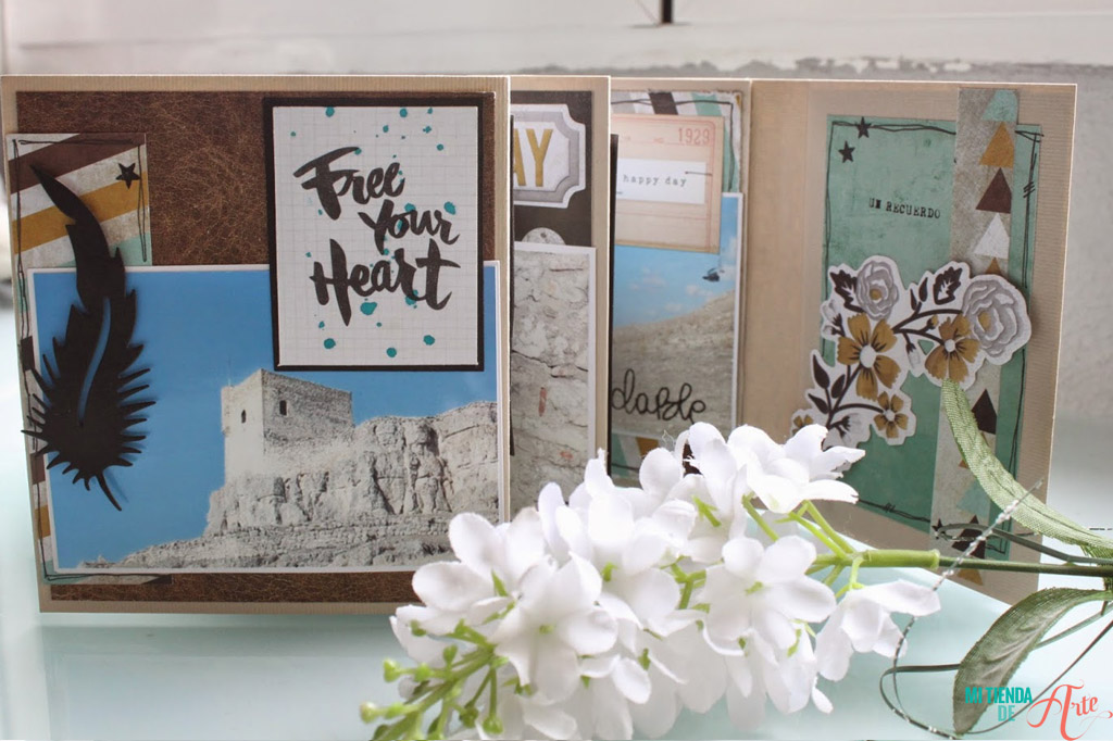 Album scrapbooking tutorial ganador del reto