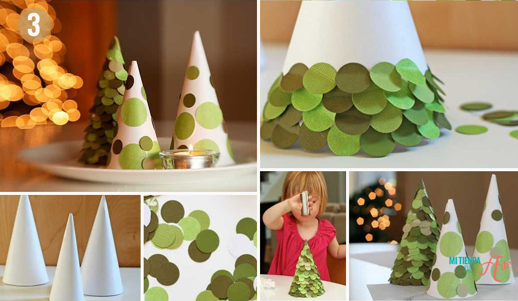 DIY arbol de navidad de papel