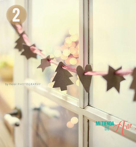 DIY cenefa de navidad