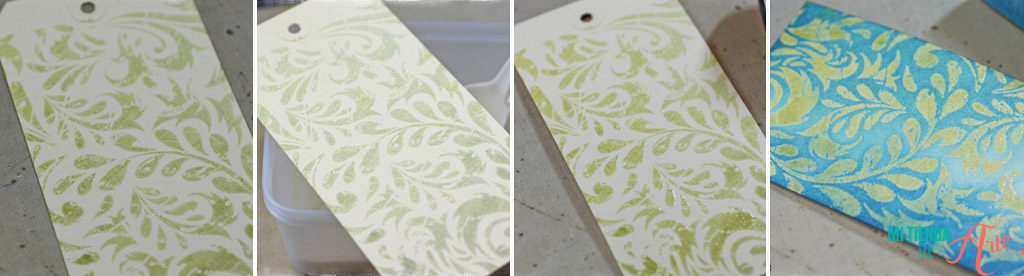 Distress como tinta de embossing