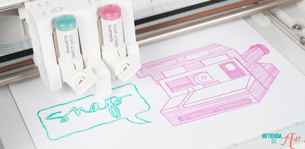 sketch pens silhouette curio bocetar