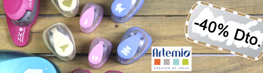 oferta perforadoras scrapbooking artemio