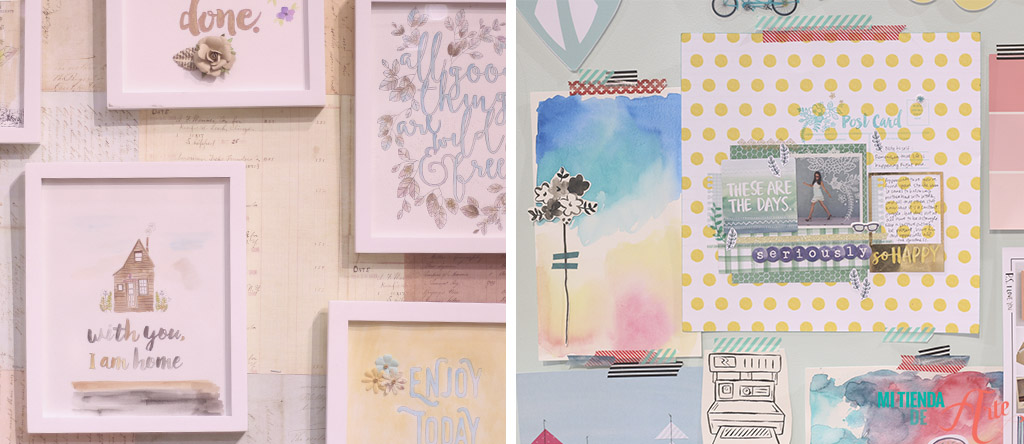 tendencias 2016 scrapbooking acuarela