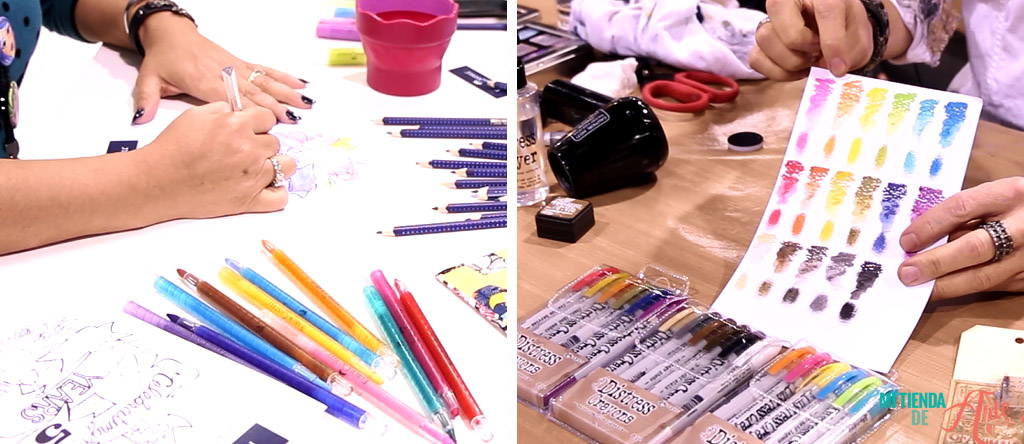 tendencias scrapbooking 2016 tim holtz distress crayons