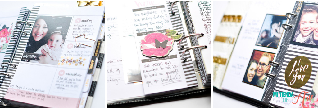 Memory Planners creativos decorados