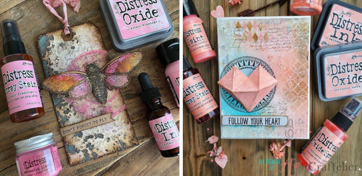 distress oxide vs distress ink, craftelier