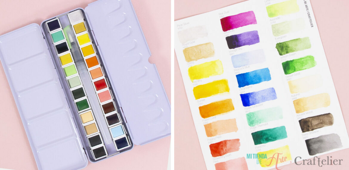 Sets d'aquarelles Craftelier 3