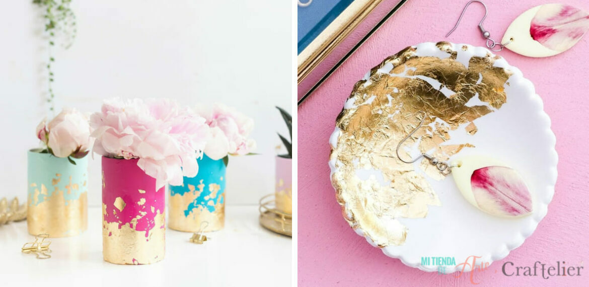 decoration avec du foil, techniques de patepolymere