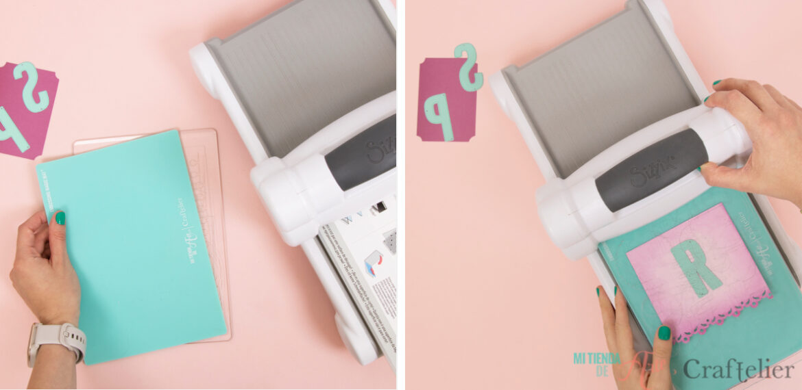comment faire le sandwich de matrices avec l'embossing magic mat, craftelier france