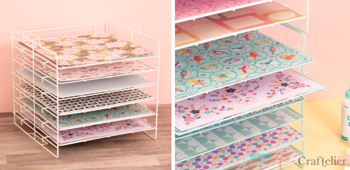 Organizacao de papeis material