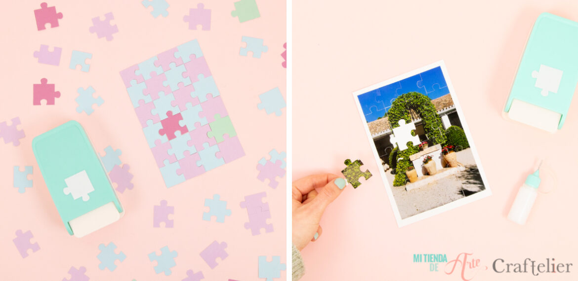 projeto realizado furador puzzle