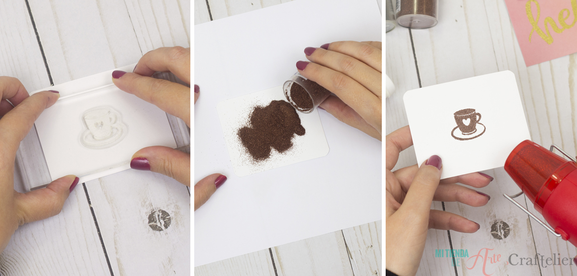 tecnicas, truques fazer embossing a quente
